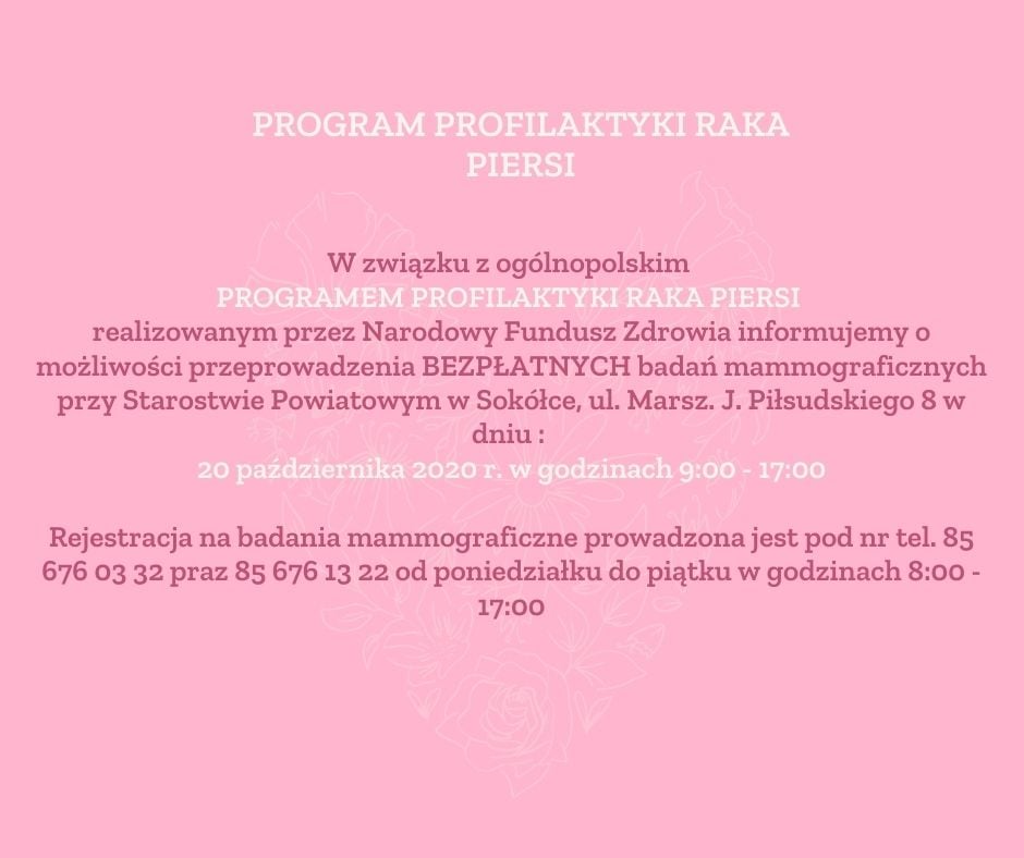 Program Profilaktyki Raka Piersi Strona Główna 9642